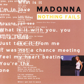Madonna Album: “Nothing Fails/Nobody Knows Me [Maxi Single]”